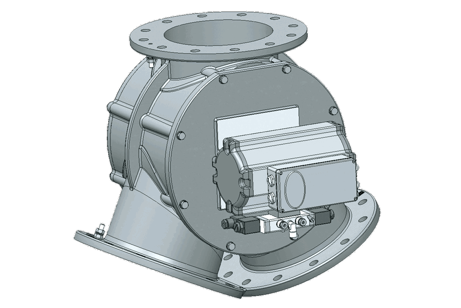 Two-way diverter valve WGV