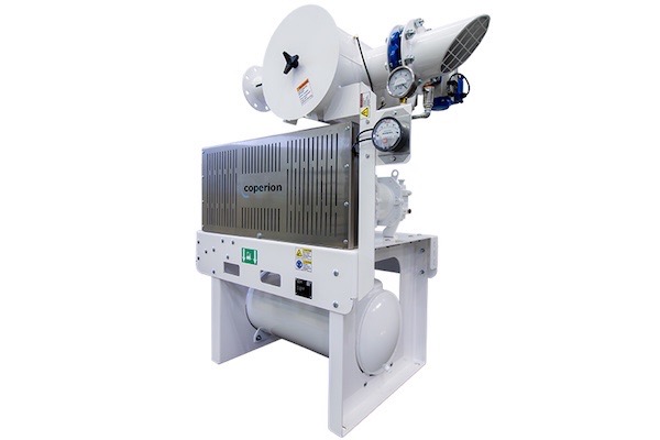 Vacuum blower for food processing