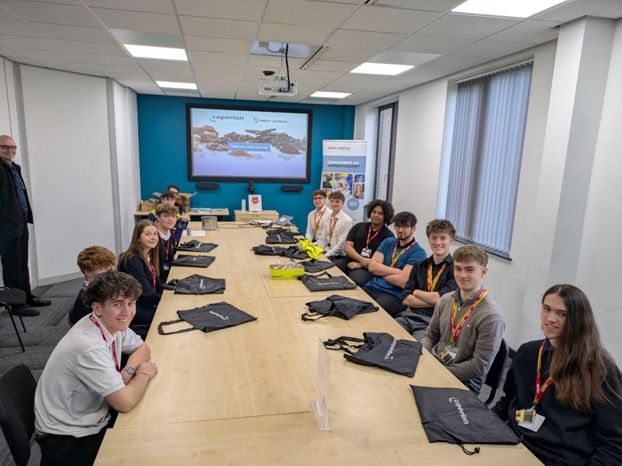 Hundred students tour Baker Perkins UK facility