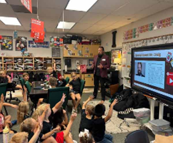 Inspiring future talent: COO visits local school