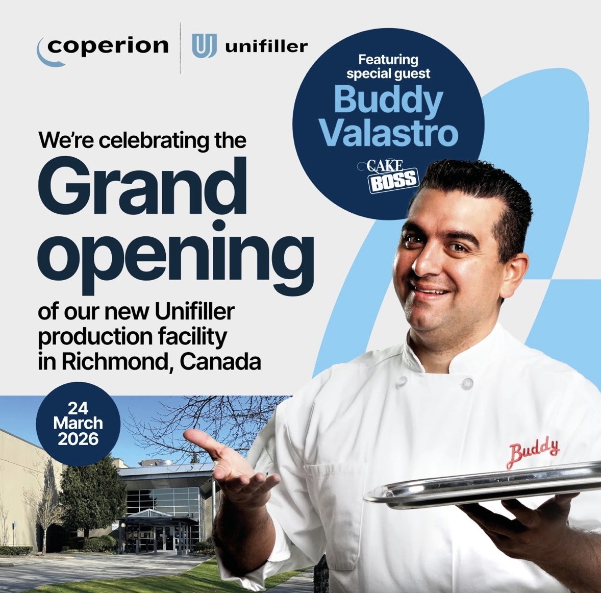 Buddy Valastro headlines Unifiller Systems opening