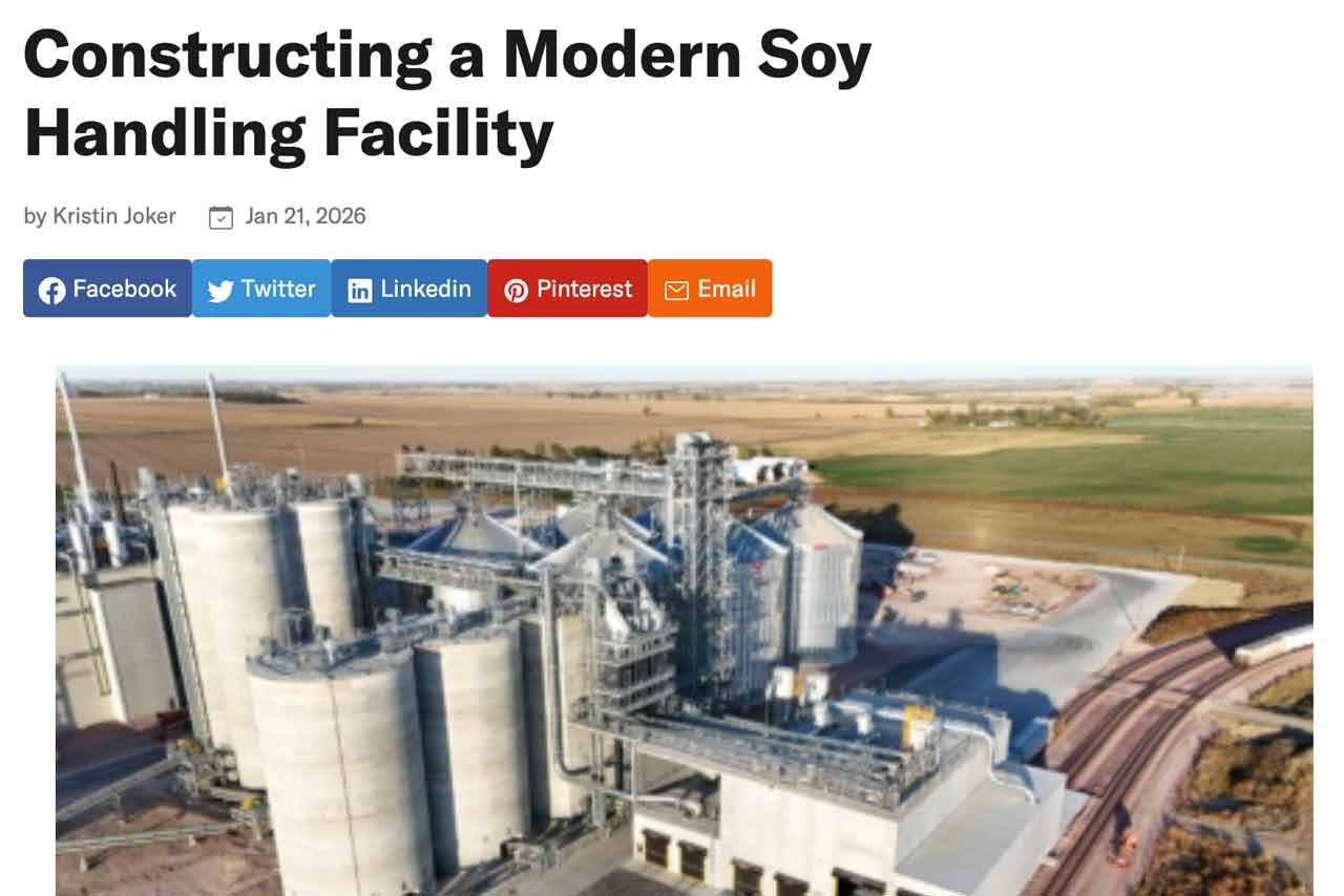 GrainJournal.com – Modern soy handling facility