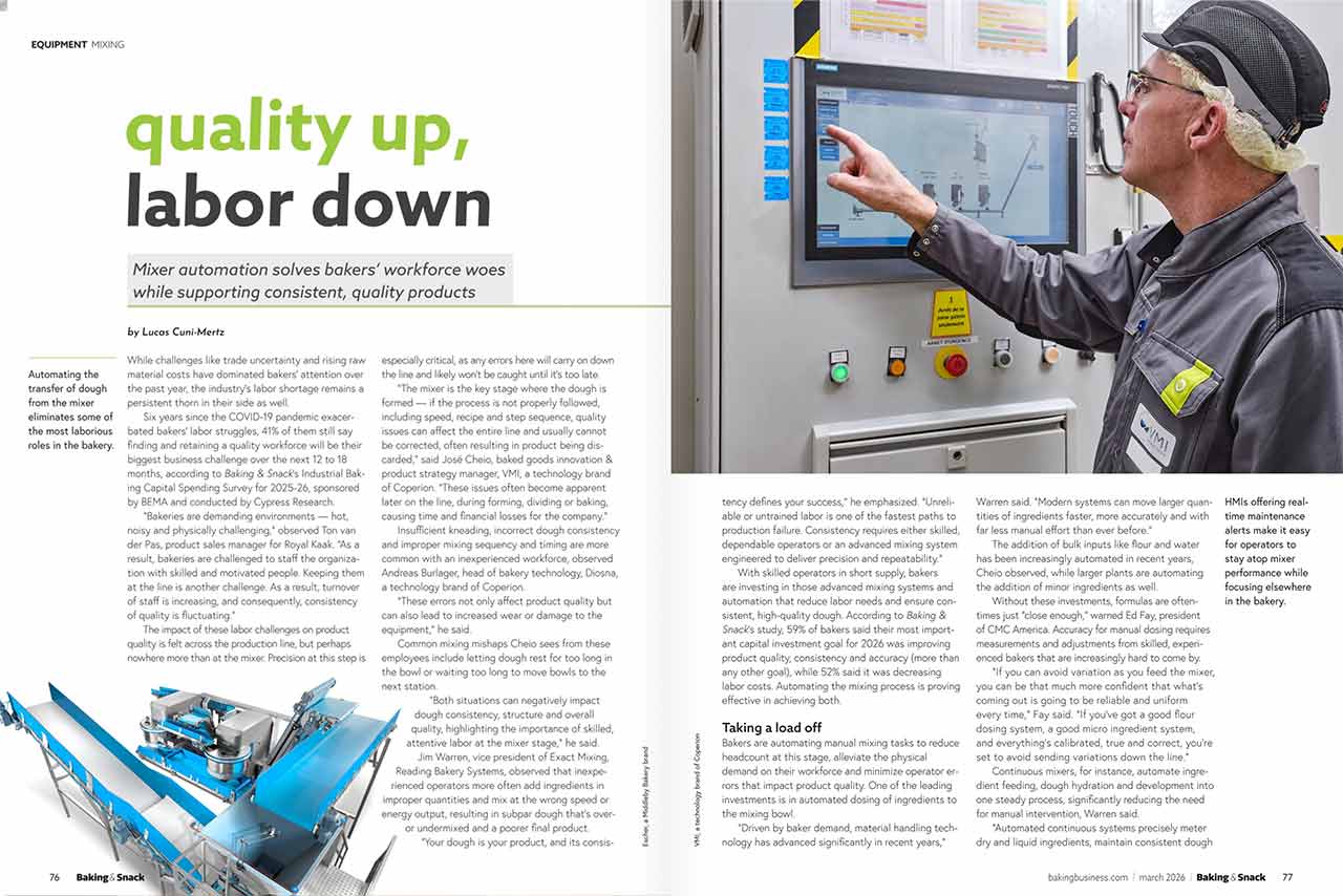 BakingBusiness.com – Quality up, labor down