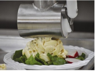 Table-top depositing machine for food & bakery production