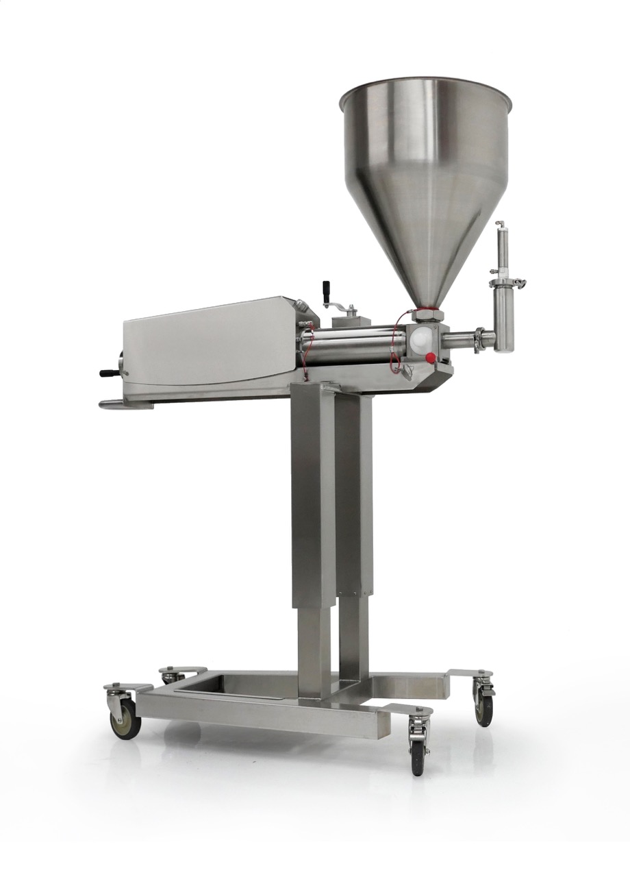 Food filling machine & depositor for chunky ingredients