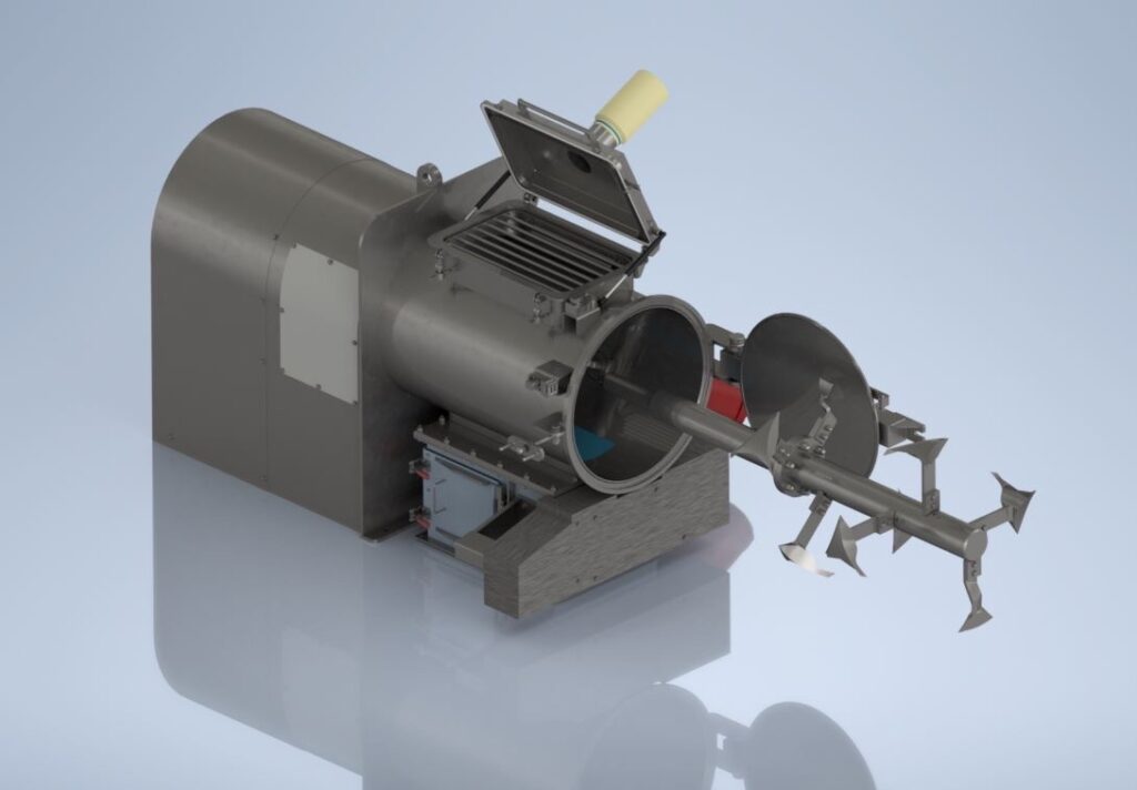 Horizontal batch mixers for food & bakery industries
